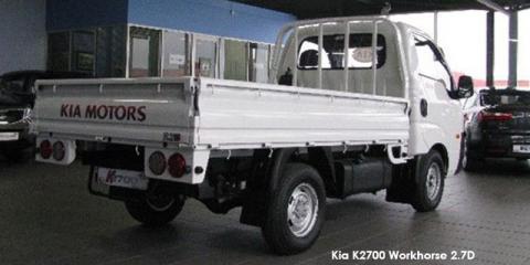 Kia K2700 2.7D workhorse dropside - Image credit: © 2024 duoporta. Generic Image shown.