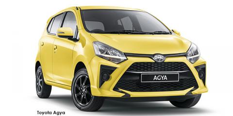 Toyota Agya 1.0 auto - Image credit: © 2022 duoporta. Generic Image shown.