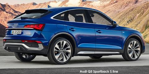 Audi Q5 Sportback 40TDI quattro S line - Image credit: © 2022 duoporta. Generic Image shown.