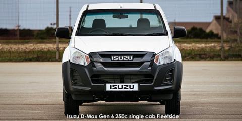Isuzu D-Max Gen 6 250c single cab Fleetside - Image credit: © 2024 duoporta. Generic Image shown.