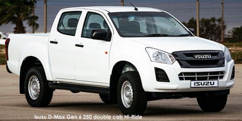 Isuzu D-Max Gen 6 250 double cab Hi-Ride manual - Image credit: © 2024 duoporta. Generic Image shown.