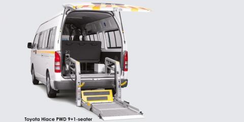 Toyota Hiace 2.7 PWD 9+1-seater - Image credit: © 2025 duoporta. Generic Image shown.