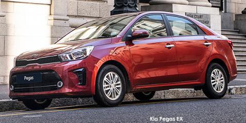 Kia Pegas 1.4 LX auto - Image credit: © 2025 duoporta. Generic Image shown.