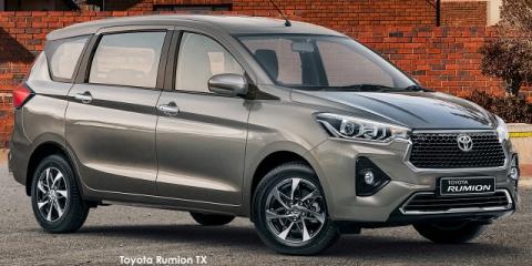 Toyota Rumion 1.5 TX auto - Image credit: &copy; 2025 duoporta. Generic Image shown.
