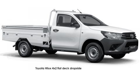 Toyota Hilux 2.4GD single cab flat deck - Image credit: &copy; 2025 duoporta. Generic Image shown.