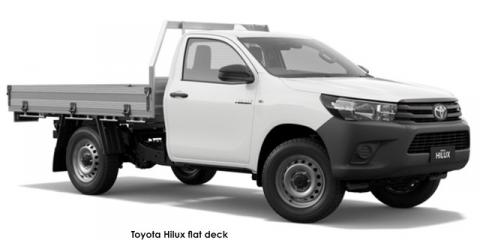 Toyota Hilux 2.4GD single cab flat deck - Image credit: © 2025 duoporta. Generic Image shown.