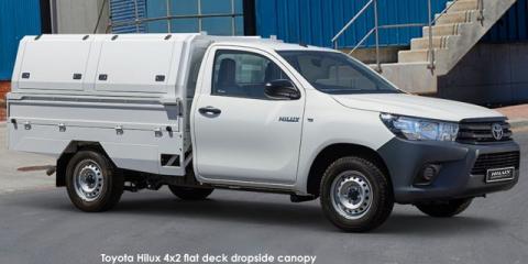 Toyota Hilux 2.4GD single cab flat deck - Image credit: &copy; 2025 duoporta. Generic Image shown.
