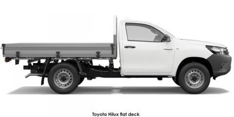 Toyota Hilux 2.4GD single cab flat deck - Image credit: © 2025 duoporta. Generic Image shown.