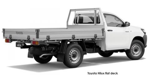 Toyota Hilux 2.4GD-6 single cab flat deck 4x4 - Image credit: © 2025 duoporta. Generic Image shown.