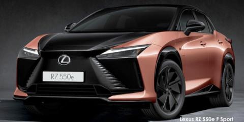 Lexus RZ 550e F Sport - Image credit: &copy; 2026 duoporta. Generic Image shown.