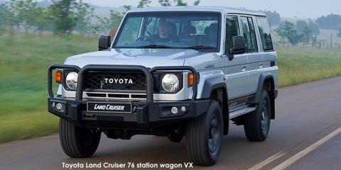 Toyota Land Cruiser 76 2.8GD-6 station wagon VX - Image credit: &copy; 2026 duoporta. Generic Image shown.