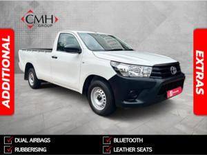 2021 Toyota Hilux 2.0 single cab S (aircon)
