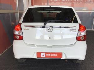 Toyota Etios 1.5 Xs/SPRINT 5-Door - Image 2