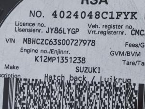 Suzuki Swift 1.2 GL manual - Image 17