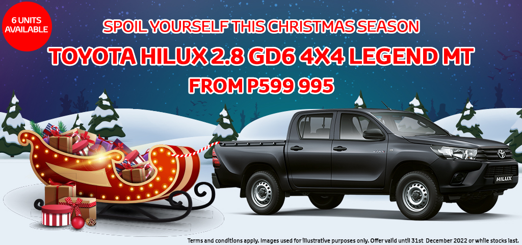 Hilux Double Cab Legend 4x4 Man Only 6 Available P 599 994