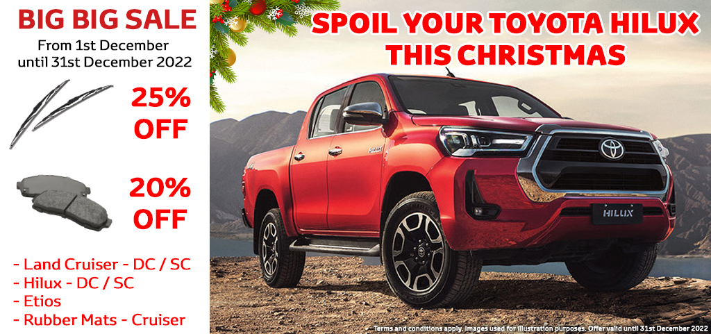 Spoil Your Toyota Hilux This Christmas