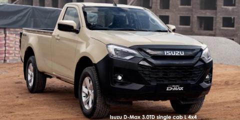 Isuzu D-Max 3.0TD single cab L 4x4 auto - Image credit: &copy; 2026 duoporta. Generic Image shown.