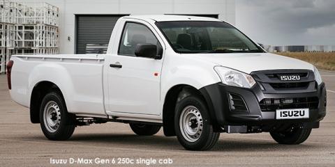 Isuzu D-Max Gen 6 250C single cab - Image credit: &copy; 2026 duoporta. Generic Image shown.