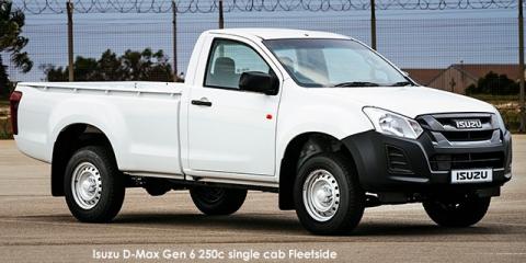 Isuzu D-Max Gen 6 250 single cab Fleetside safety - Image credit: &copy; 2026 duoporta. Generic Image shown.
